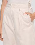 Connexion Cootn Blend With Elastic Back Coulotte Wanita
