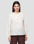 Connexion Flower Embro Blouse Wanita