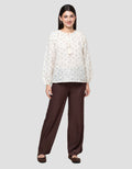 Connexion Flower Embro Blouse Wanita