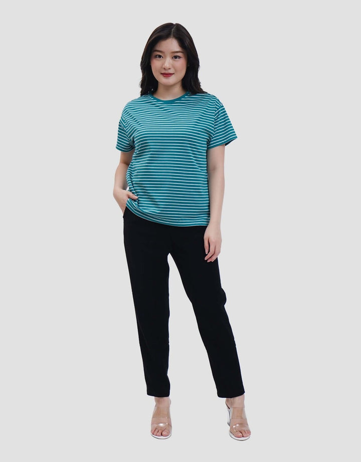 Connexion Stripe Kaos Wanita