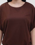 Connexion Drawstring Kaos Oversize Wanita