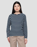 Connexion Raglan Garis Kaos Wanita