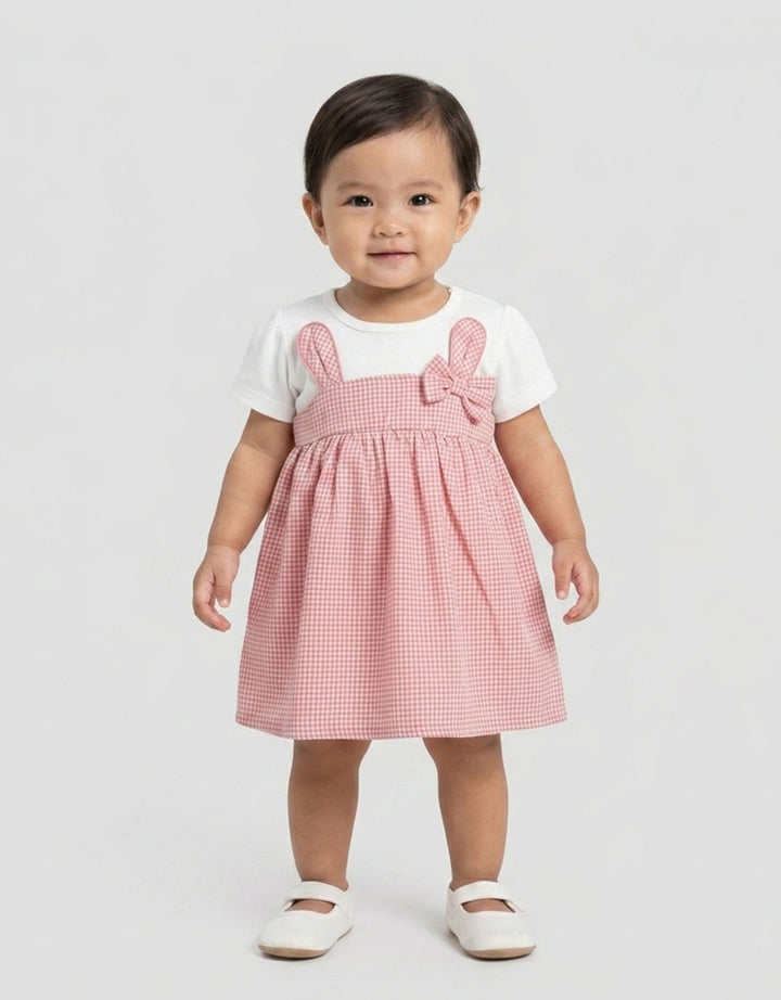 Little M Bunny Mix Dress Anak Bayi