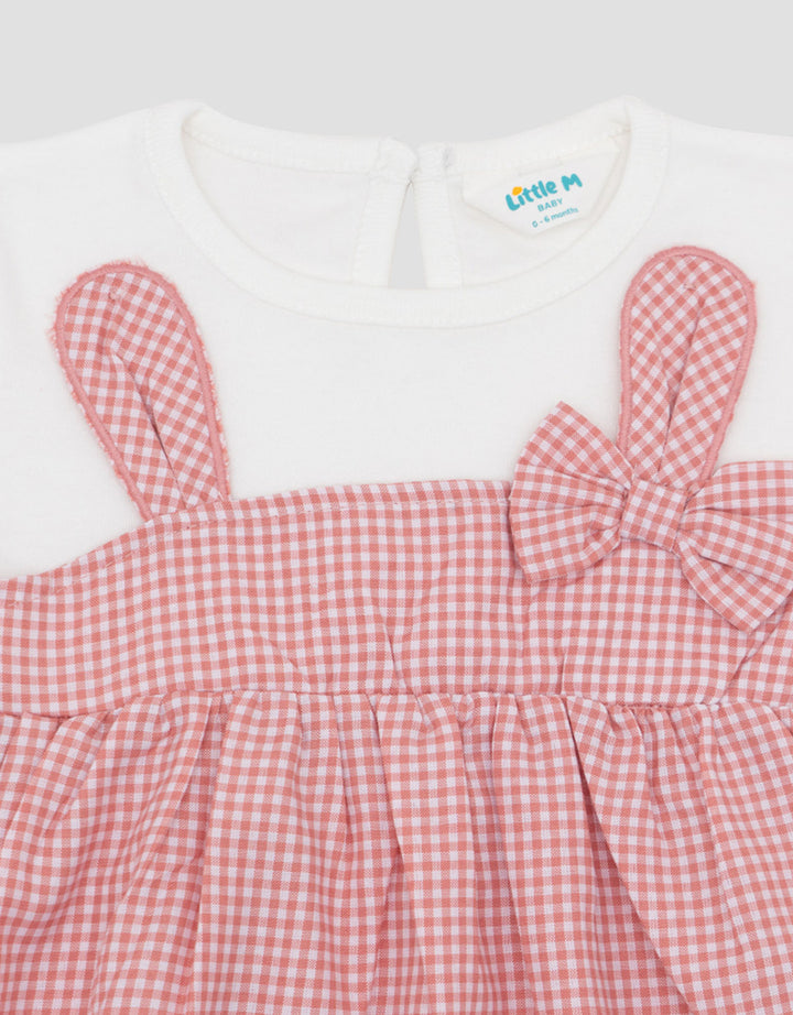 Little M Bunny Mix Dress Anak Bayi