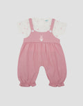 Little M Wove Rabbit Overall Anak Bayi
