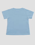 Little M Short Sleeve T-Shirt Print Happy Dino Kaos Bayi