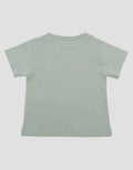 Little M Short Sleeve T-Shirt Print Giraffe Kaos Bayi