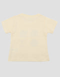 Little M Short Sleeve T-Shirt Print Dino Fam Kaos Bayi