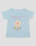 Little M Print Flower Kaos Bayi