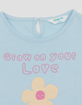 Little M Print Flower Kaos Bayi