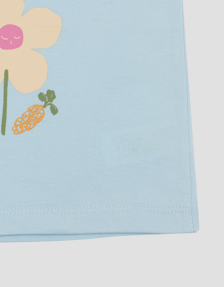 Little M Print Flower Kaos Bayi
