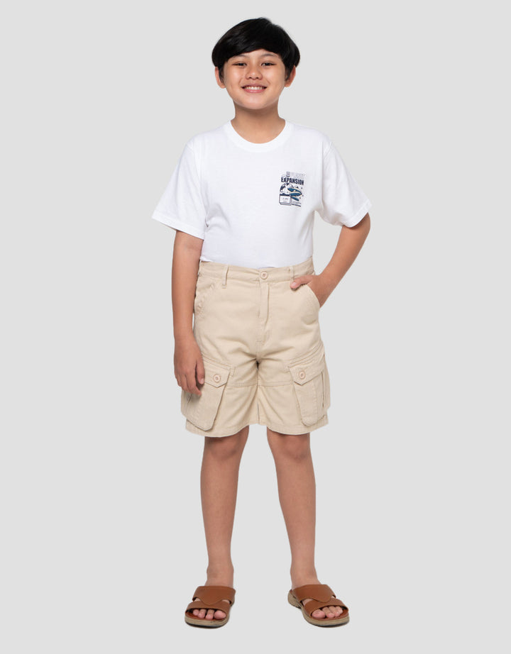Nevada Twill Ktg Miring Celana Pendek Anak Laki-laki