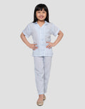 Little M Sleepwear Motif Garis Setelan Anak Perempuan
