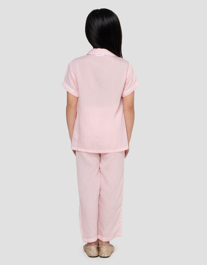 Little M Sleepwear Stripe Setelan Anak Perempuan