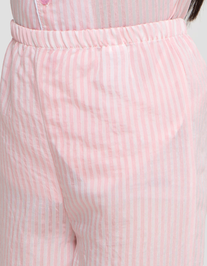 Little M Sleepwear Stripe Setelan Anak Perempuan