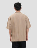Nevada Embro Zipper Collar - Oversized Kaos Polo Pria