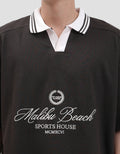 Nevada Embro V Neck Collar - Oversized Kaos Polo Pria