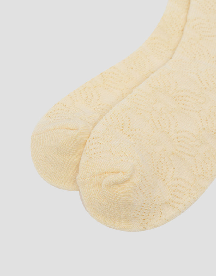 Little M Motif Half Flower Kaus Kaki Anak Perempuan