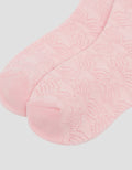 Little M Motif Half Flower Kaus Kaki Anak Perempuan