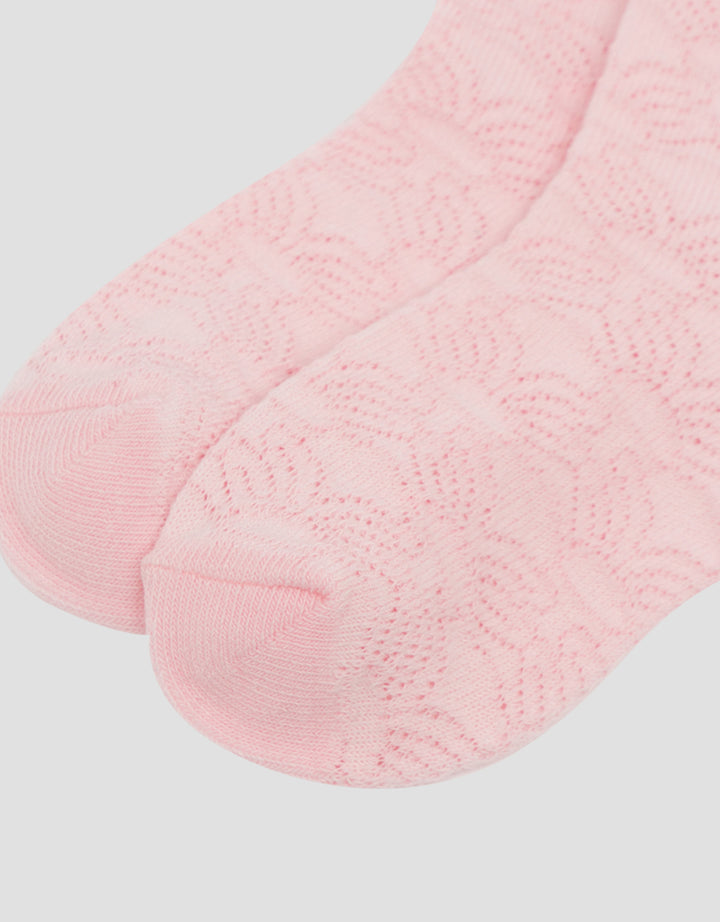 Little M Motif Half Flower Kaus Kaki Anak Perempuan