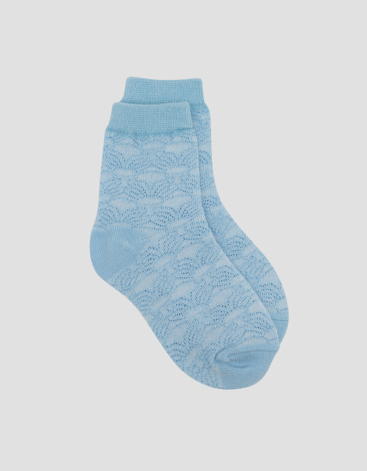 Little M Motif Half Flower Kaus Kaki Anak Perempuan