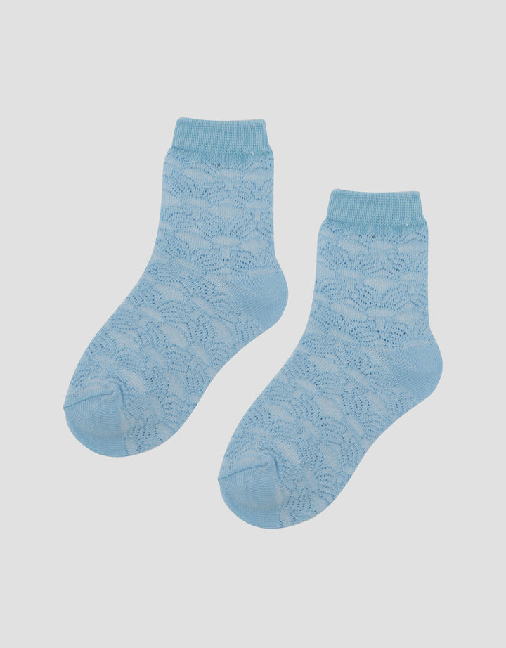 Little M Motif Half Flower Kaus Kaki Anak Perempuan