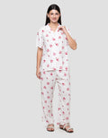 Disney Minnie Cherry In Line Viscose Setelan Piyama Wanita