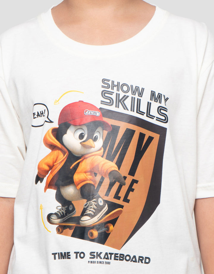 Pingu Fashion Kaos Lengan Pendek Anak Laki-laki