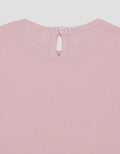 Little M Rib With Lace Pita Print Kaos Bayi