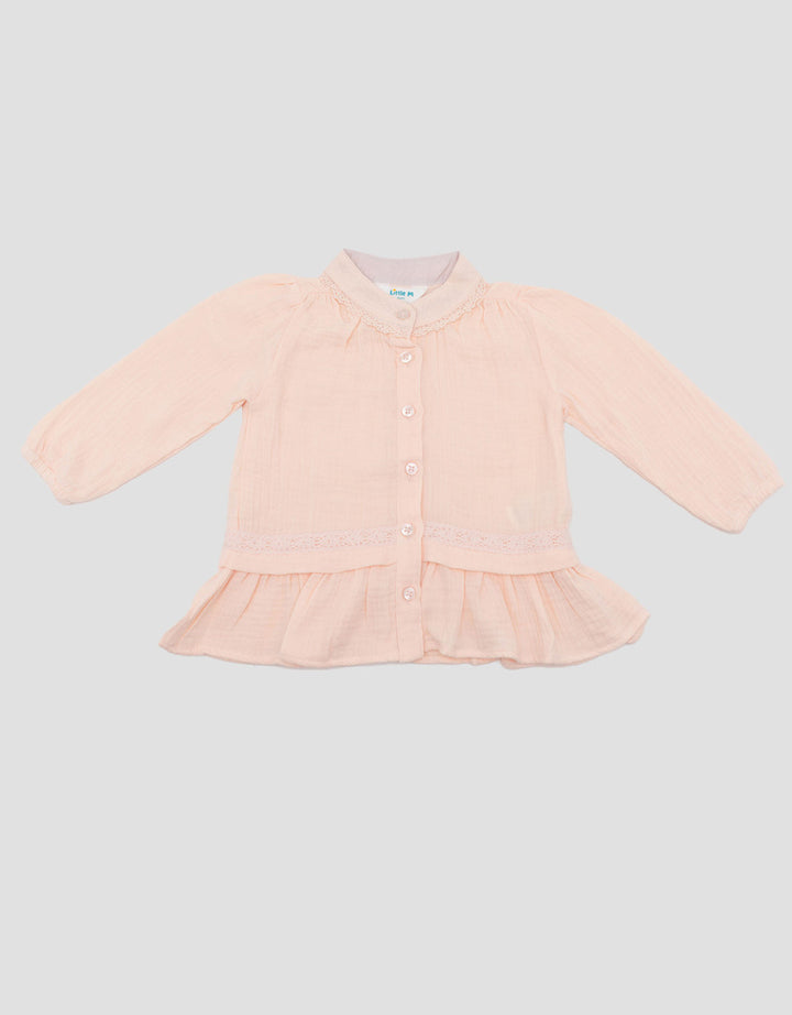 Little M Woven Double Layer Midi Dress Bayi