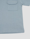 Little M With Plain Pocke Print Kaos Bayi