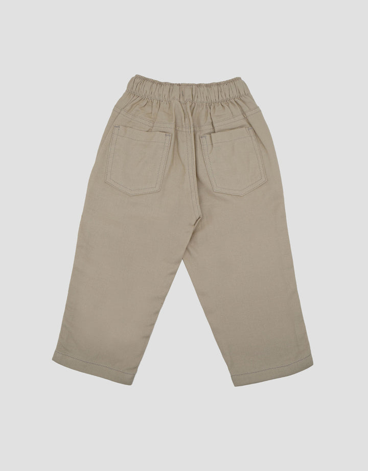 Little M Woven Oxford Leno Basic Celana Bayi
