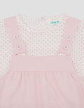 Little M Polka Terry Overall Anak Bayi