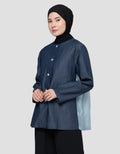 Annisa With Pleats Jaket Denim Wanita