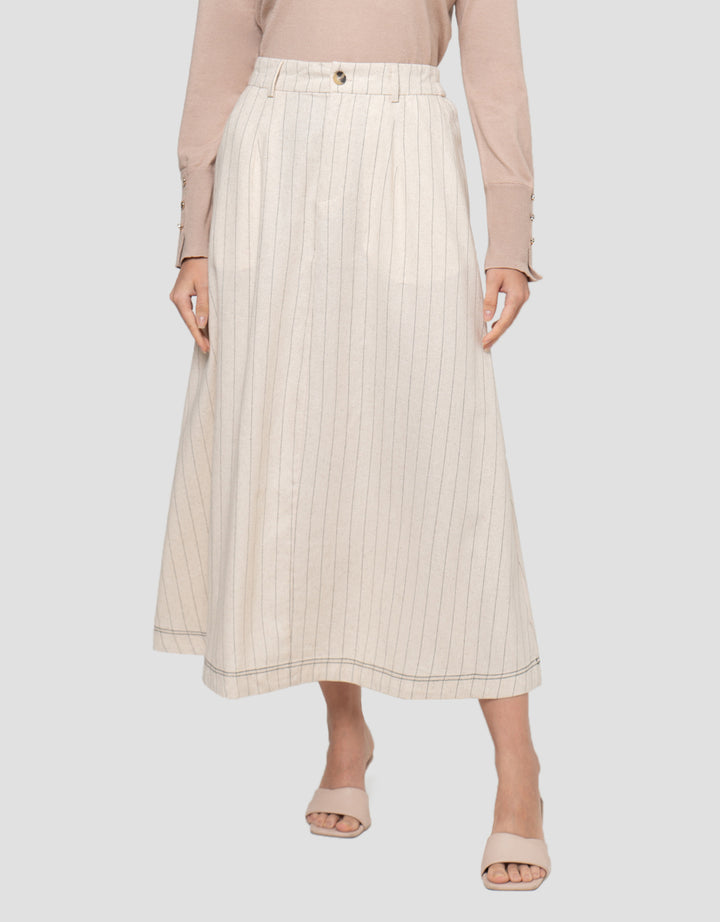 Annisa Stripe Rok Maxi Wanita