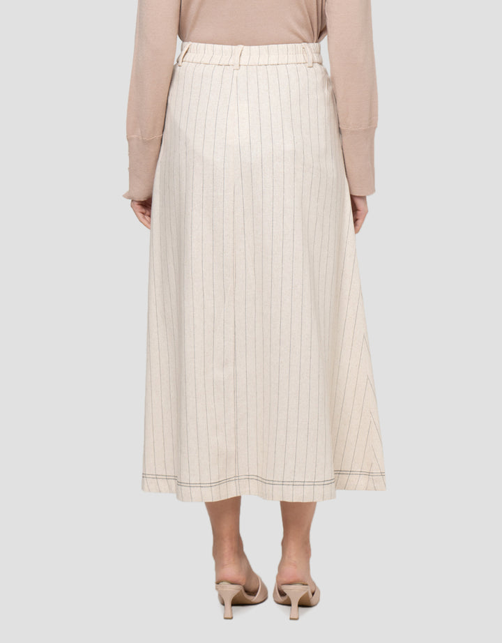 Annisa Stripe Rok Maxi Wanita