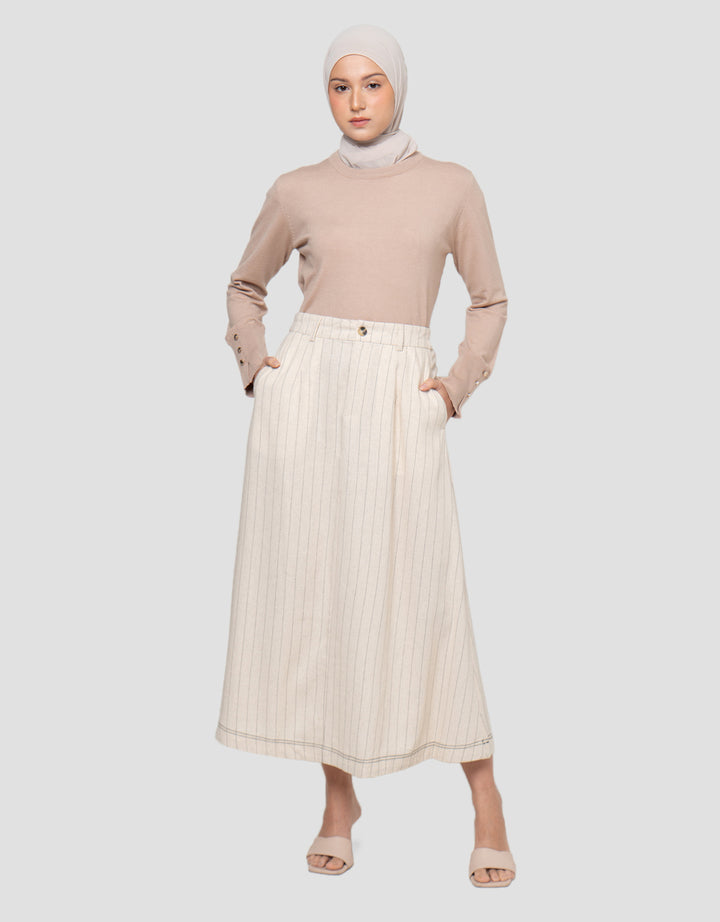 Annisa Stripe Rok Maxi Wanita