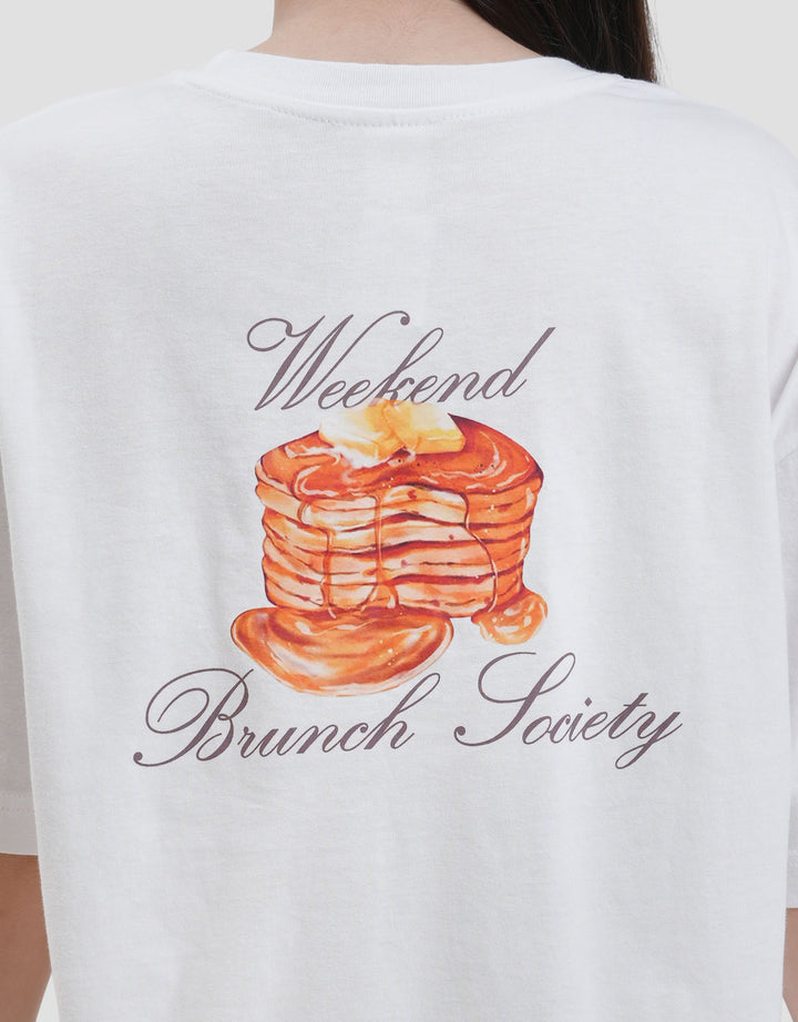 Nevada Weekend Brunch Tee Setelan Piyama Wanita