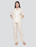 Nevada Breakfast Range Cotton Pj Set Setelan Piyama Wanita