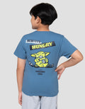 Star Wars Grogu Hungry Print Kaos Anak Laki-Laki