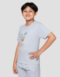 Star Wars Grogu Attack Print Kaos Anak Laki-Laki