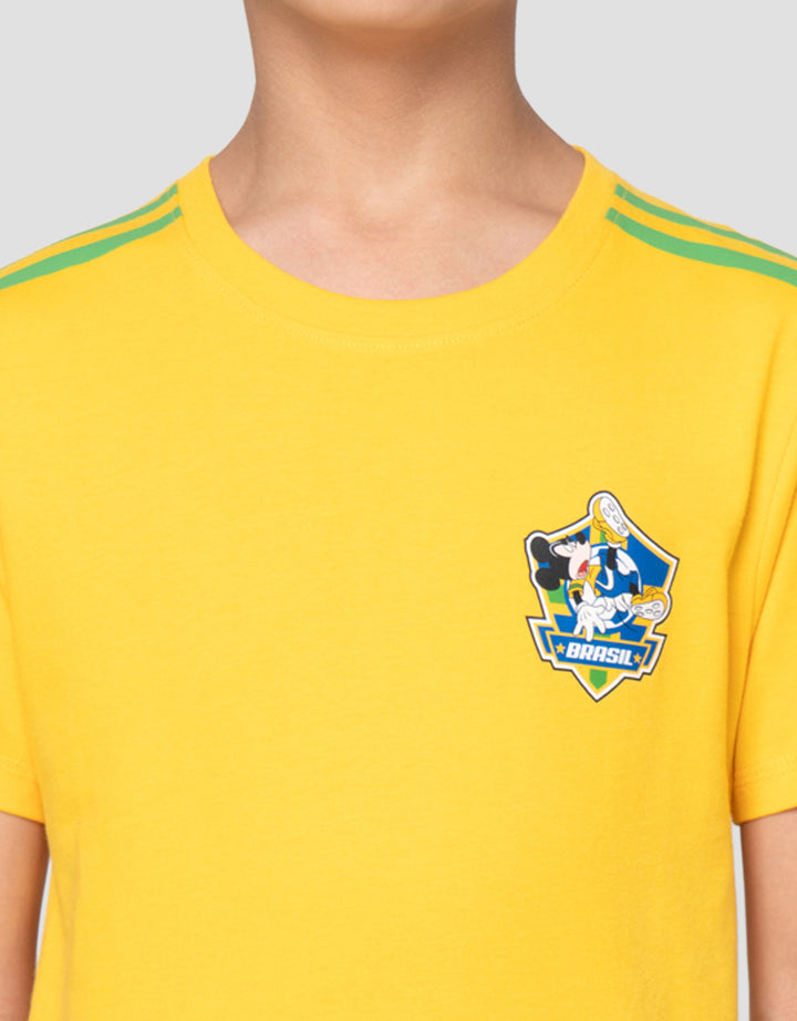 Disney Mickey Brazil Kaos Anak Laki-Laki
