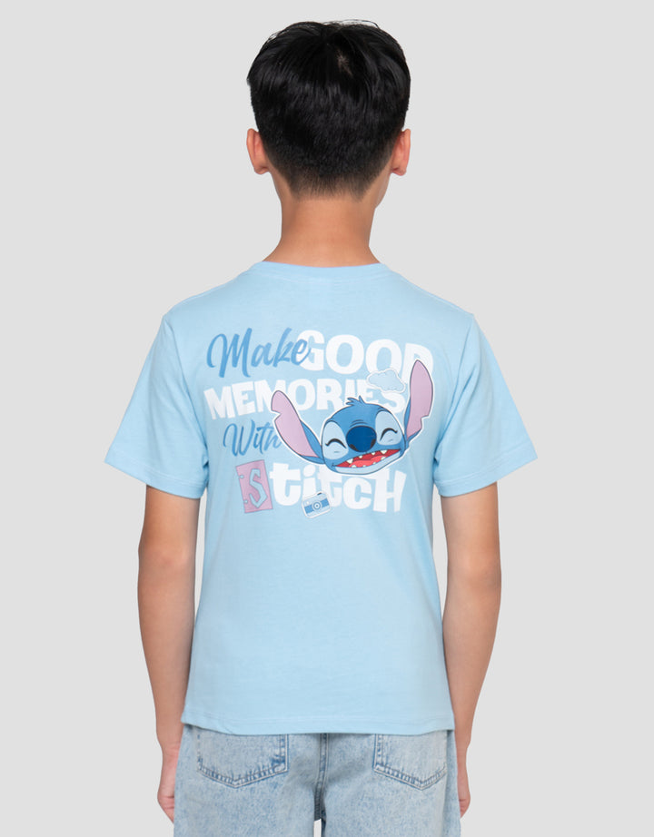 Disney Print Stitch Make Good Kaos Anak Laki-laki