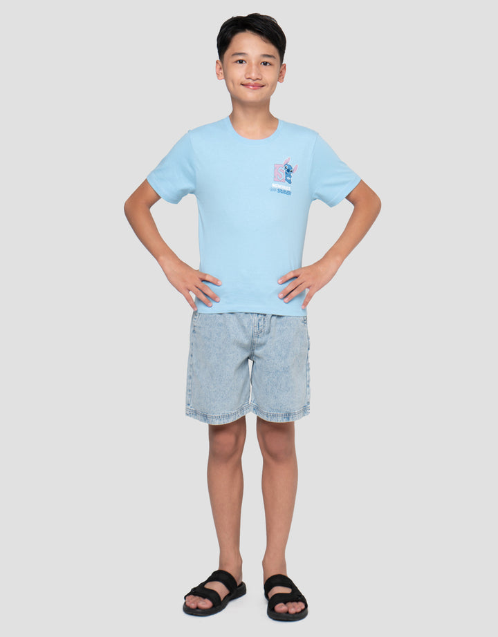 Disney Print Stitch Make Good Kaos Anak Laki-laki