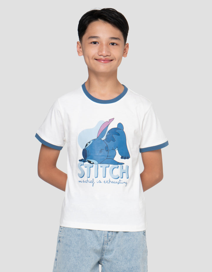 Disney Print Stitch Kaos Anak Laki-laki