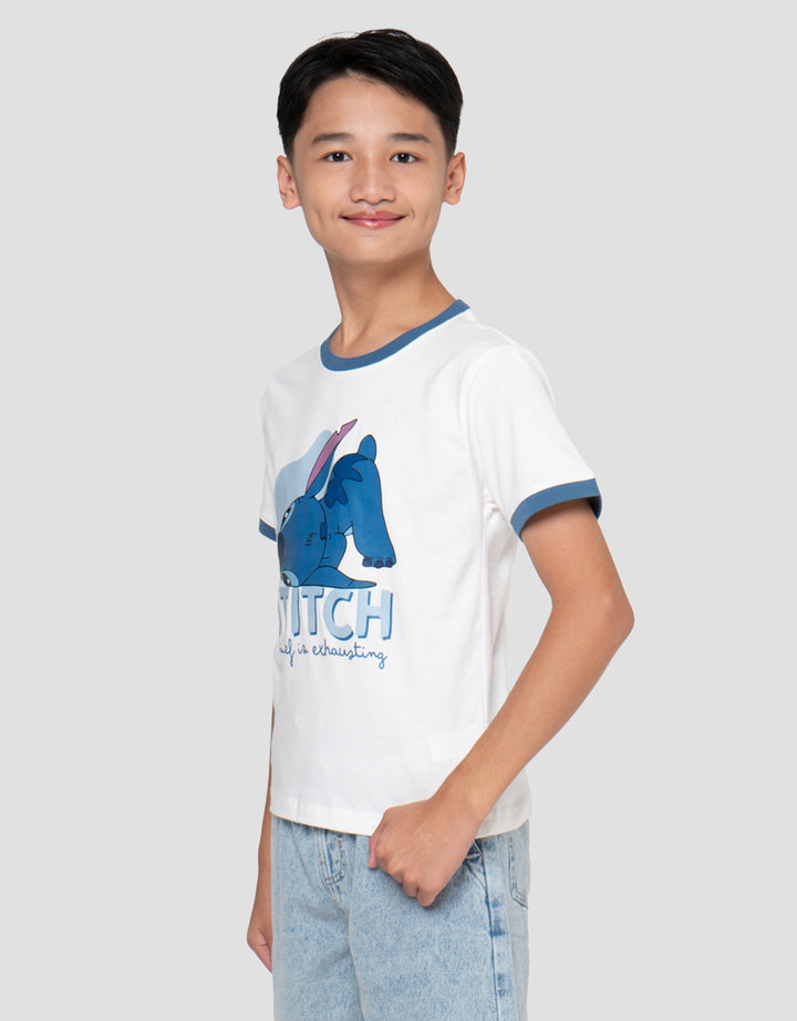 Disney Print Stitch Kaos Anak Laki-laki
