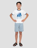 Disney Print Stitch Kaos Anak Laki-laki