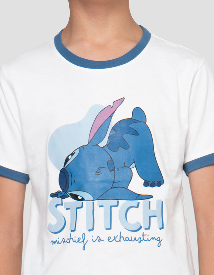 Disney Print Stitch Kaos Anak Laki-laki