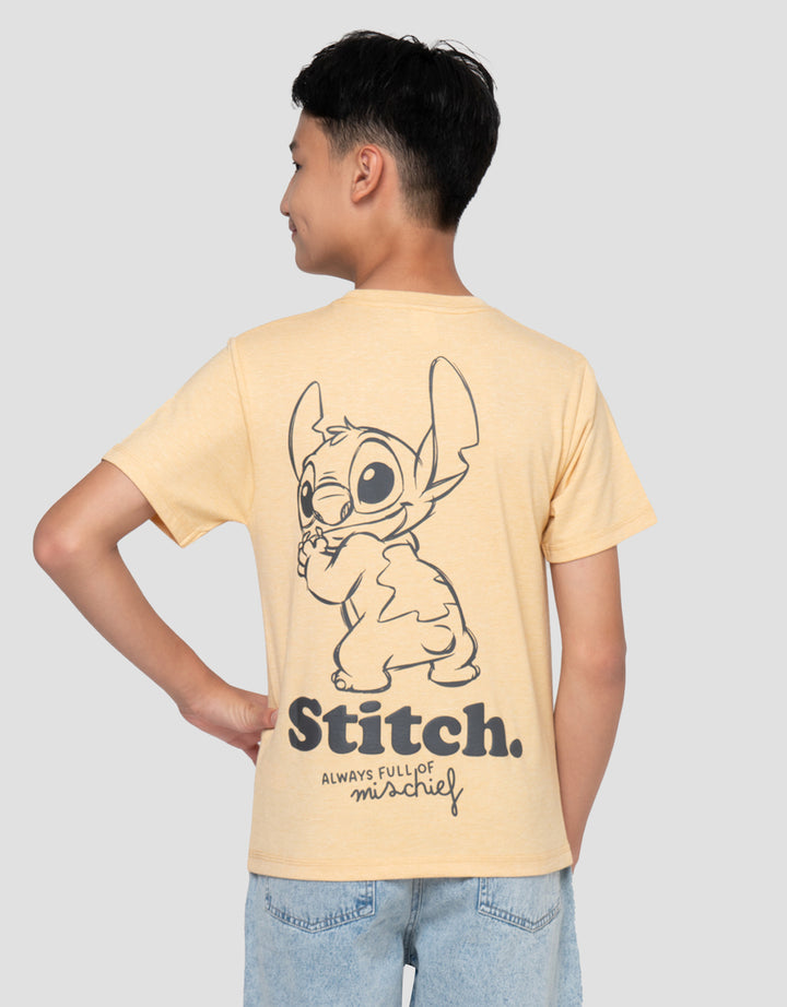 Disney Print Stitch Face Kaos Anak Laki-laki