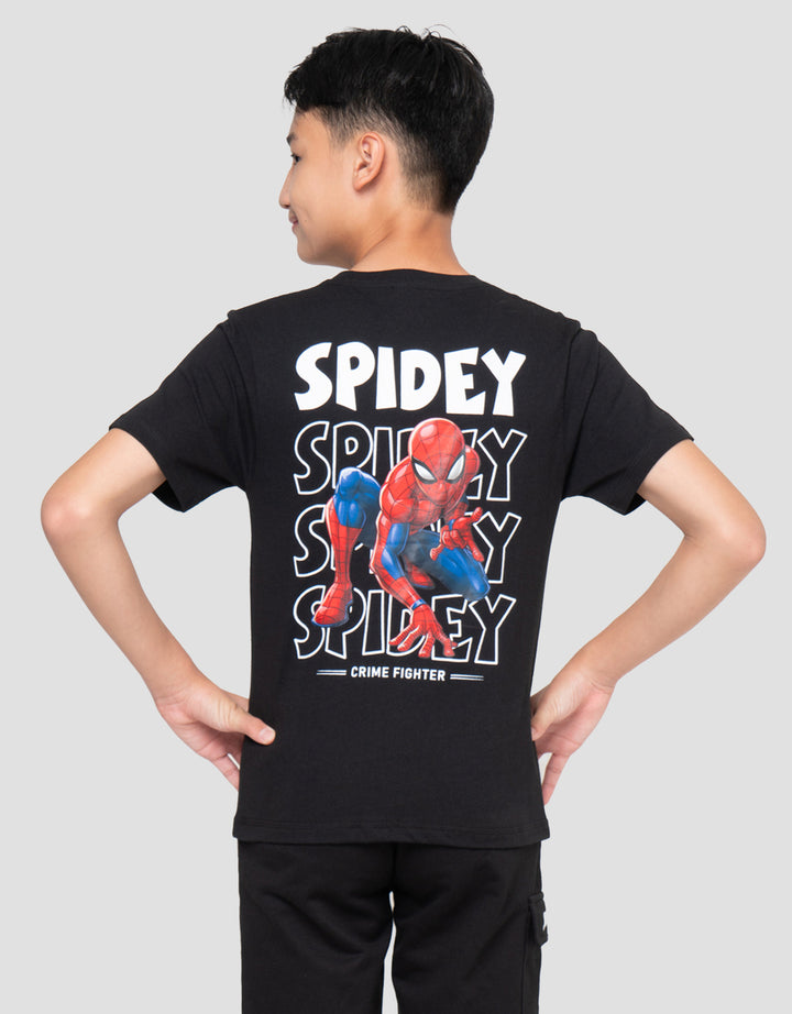 Marvel Print Spiderman Spidey Kaos Anak Laki-laki